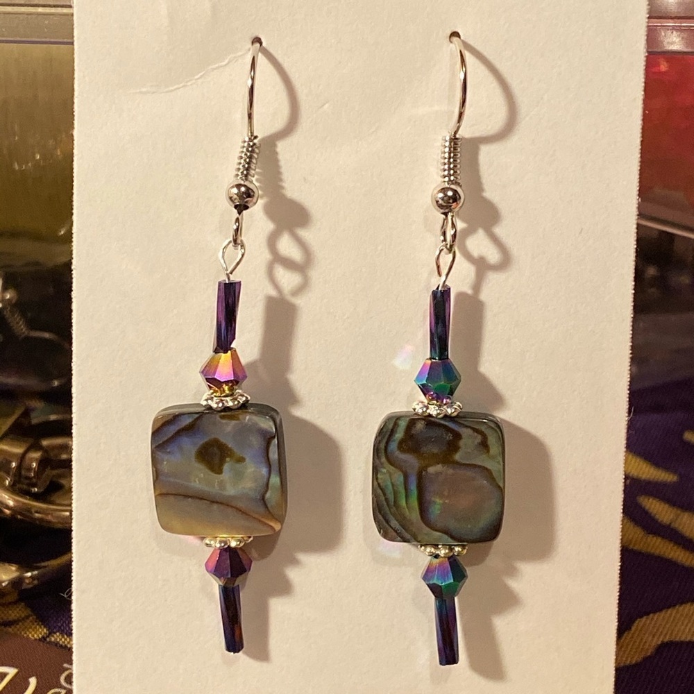 Handmade Abalone Earrings